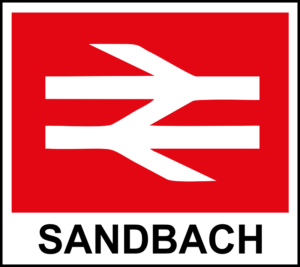 Sandbach British Rail sign